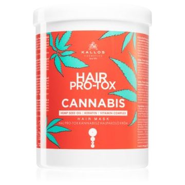 Kallos Hair Pro-Tox Cannabis masca de par regeneratoare cu ulei de canepa