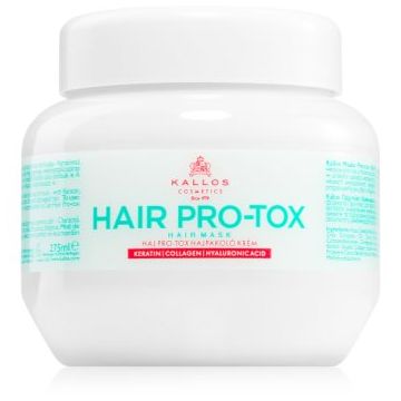 Kallos Hair Pro-Tox Masca pentru par deteriorat cu ulei de cocos, acid hialuronic si colagen