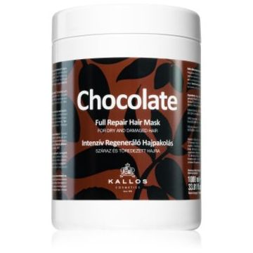 Kallos Kallos Classic Chocolate masca pentru regenerare pentru păr uscat și deteriorat