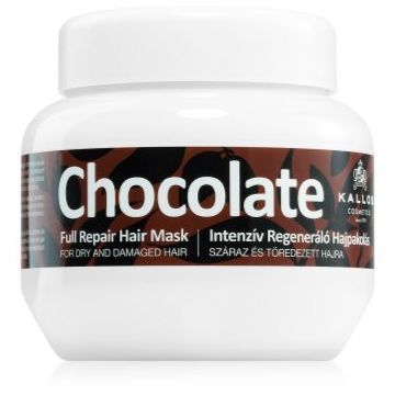 Kallos Kallos Classic Chocolate masca pentru regenerare pentru păr uscat și deteriorat