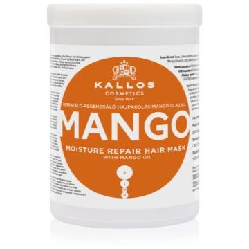 Kallos KJMN Professional Mango mască fortifiantă cu ulei de mango