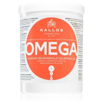 Kallos KJMN Professional Omega masca de par hranitoare cu ulei de macadamia si complex omega 6