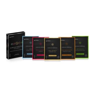 KORIKA Korean Heritage Sheet Mask Set set de măști faciale 10 bucati