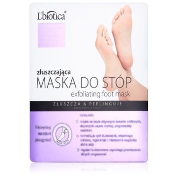 L’biotica Masks sosete exfoliante pentru hidratarea picioarelor