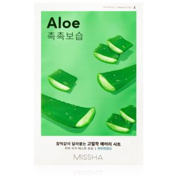 Missha Airy Fit Aloe masca de celule cu efect hidratant si linistitor