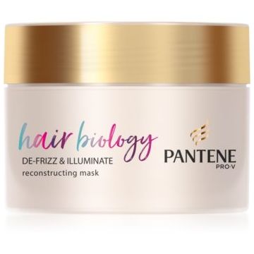 Pantene Hair Biology De-Frizz & Illuminate Masca de par pentru par uscat si vopsit