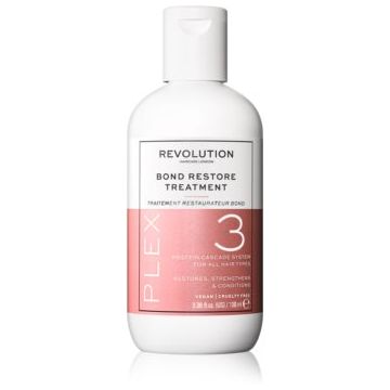 Revolution Haircare Plex No.3 Bond Restore Treatment tratament intensiv pentru par pentru păr uscat și deteriorat