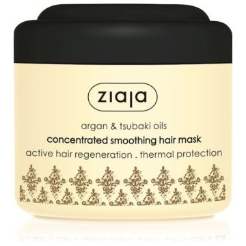 Ziaja Argan Oil masca pentru netezire pentru păr uscat și deteriorat