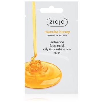 Ziaja Manuka Honey mască pentru față impotriva acneei
