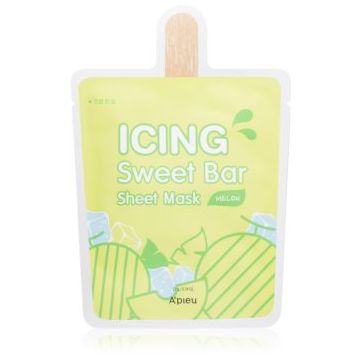 A’pieu Icing Sweet Bar Mask Melon mască textilă calmantă