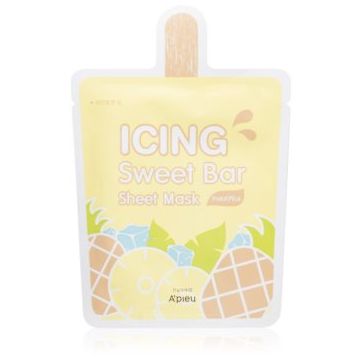 A’pieu Icing Sweet Bar Mask Pineapple masca de celule cu efect reimprospator