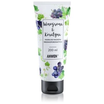 Anwen Grapes & Keratin masca pentru regenerare pentru păr