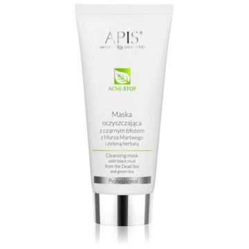 Apis Natural Cosmetics Acne-Stop Professional masca pentru curatare profunda pentru tenul gras, predispus la acnee