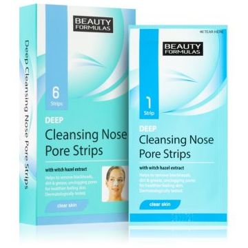 Beauty Formulas Clear Skin benzi de curățare pentru nas