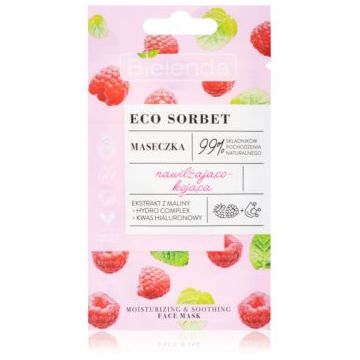 Bielenda Eco Sorbet Raspberry masca -efect calmant