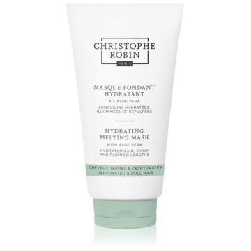 Christophe Robin Hydrating Melting Mask with Aloe Vera masca hidratanta pentru par uscat Christophe Robin Hydrating Melting Mask with Aloe Vera masca hidratanta pentru par uscat