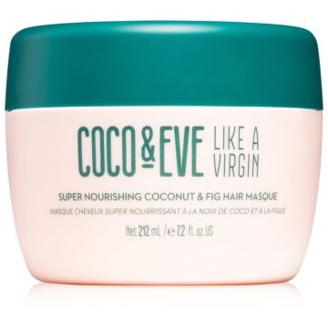 Coco & Eve Like A Virgin Super Nourishing Coconut & Fig Hair Masque mască hrănitoare profundă pentru un par stralucitor si catifelat