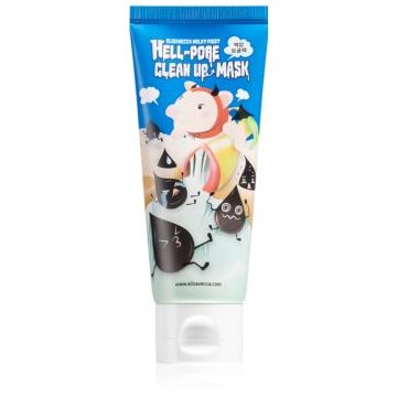 Elizavecca Milky Piggy Hell-Pore Clean Up Mask masca gel exfolianta impotriva punctelor negre