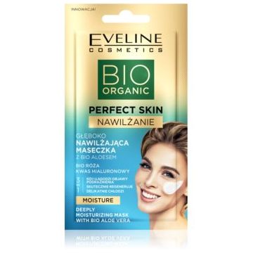 Eveline Cosmetics Perfect Skin Bio Aloe masca calmanta si hidratanta cu aloe vera