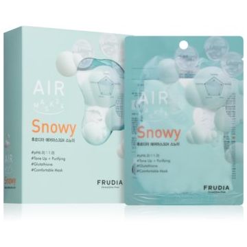 Frudia AIR Snowy masca pentru celule pentru uniformizarea nuantei tenului