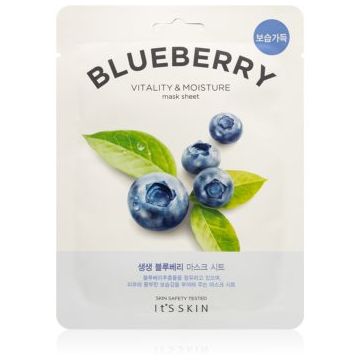 It´s Skin The Fresh Mask Blueberry mască textilă hidratantă cu efect revitalizant