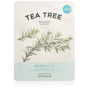It´s Skin The Fresh Mask Tea Tree mască textilă revitalizantă pentru ten acneic