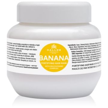Kallos KJMN Professional Banana mască fortifiantă cu complex de multivitamine