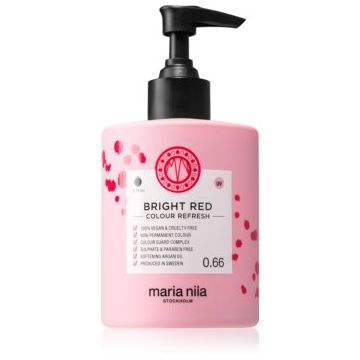 Maria Nila Colour Refresh Bright Red mască fină de hrănire fără pigmenți permanenți de culoare