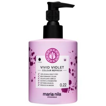Maria Nila Colour Refresh Vivid Violet mască fină de hrănire fără pigmenți permanenți de culoare