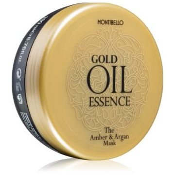 Montibello Gold Oil Amber & Argan Mask Mască de păr cu efect revitalizant
