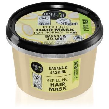 Organic Shop Banana & Jasmine Masca de par pentru volum