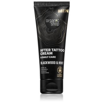 Organic Shop Men Blackwood & Mint cremă pentru îngrijirea tatuajelor