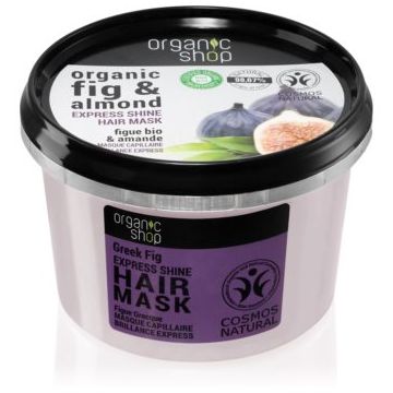 Organic Shop Organic Fig & Rosehip masca intensiva pentru un par stralucitor si catifelat