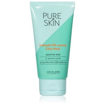 Oriflame Pure Skin masca facială pentru curatarea tenului impotriva imperfectiunilor pielii