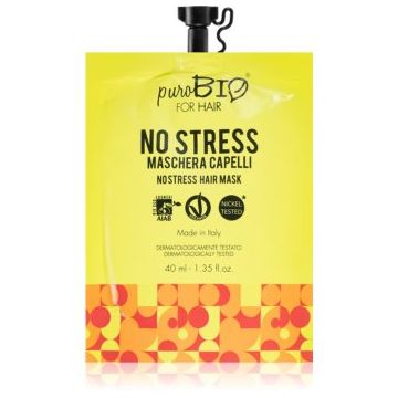 puroBIO Cosmetics No Stress Mască de păr cu efect revitalizant puroBIO Cosmetics No Stress Mască de păr cu efect revitalizant