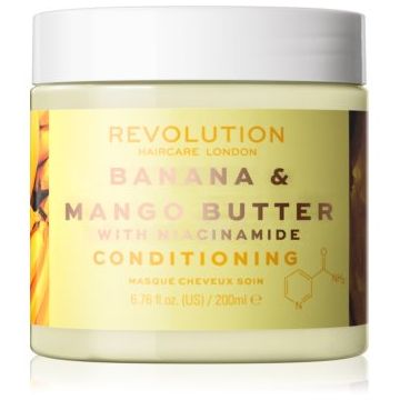 Revolution Haircare Hair Mask Banana & Mango Butter masca tratament intensiv pentru păr