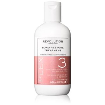 Revolution Haircare Plex No.3 Bond Restore Treatment tratament intensiv pentru par pentru păr uscat și deteriorat