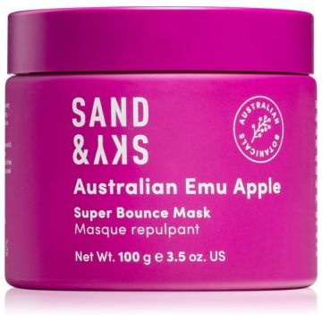 Sand & Sky Australian Emu Apple Super Bounce Mask masca de hidratare si luminozitate faciale