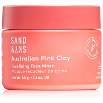 Sand & Sky Australian Pink Clay Porefining Face Mask mască detoxifiantă pentru pori dilatati