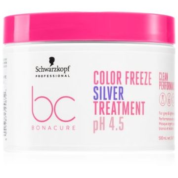 Schwarzkopf Professional BC Bonacure Color Freeze Silver masca neutralizeaza tonurile de galben