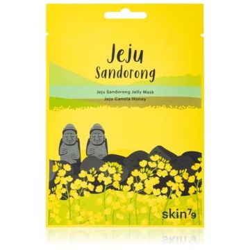 Skin79 Jeju Sandorong Jeju Canola Honey mască textilă de îngrijire pentru definirea pielii