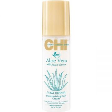 Crema de Par - CHI Aloe Vera Curls Defined Moisturizing Curl Cream, 147 ml