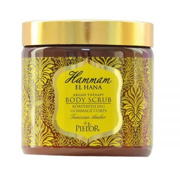 Cremă exfoliantă pentru corp Pielor Hammam El Hana Tunisian Amber, 500 ml
