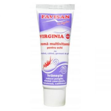 Crema Multivitamin pentru Ochi Virginia Favisan, 30ml Crema Multivitamin pentru Ochi Virginia Favisan, 30ml