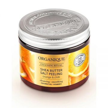 Exfoliant corporal anticelulitic cu portocale, chilli si shea Organique 200 ml Exfoliant corporal anticelulitic cu portocale, chilli si shea Organique 200 ml