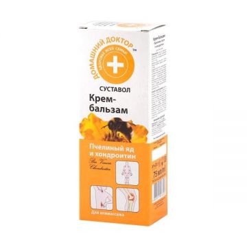 Crema Antiinflamatoare Intensiva pentru Probleme Articulare cu Venin de Albine si Chondroitin Doctorul Casei, 75ml Crema Antiinflamatoare Intensiva pentru Probleme Articulare cu Venin de Albine si Chondroitin Doctorul Casei, 75ml