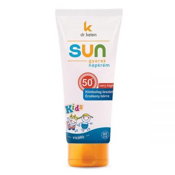 Crema cu Protectie Solara SPF50+ pentru Copii - Dr. Kelen Sun, 100 ml
