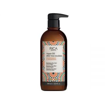 Emulsie Post Epilare cu Ulei de Argan - RICA Argan After Wax Emulsion, 500ml