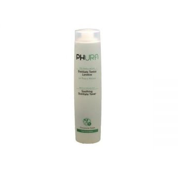 Lotiune tonica  ten delicat sau matur cu trandafir pitic si roinita, Phura, 300 ml