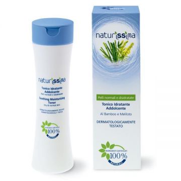 Lotiune tonica, ten normal si deshidratat cu bambus si sulfina galbena, Naturissima, 200 ml Lotiune tonica, ten normal si deshidratat cu bambus si sulfina galbena, Naturissima, 200 ml